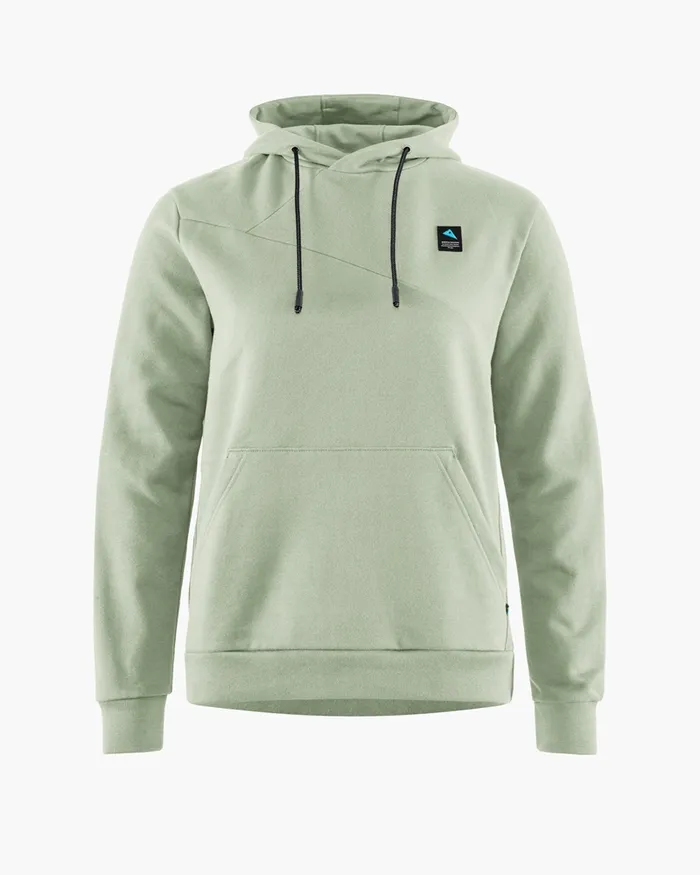 Women Runa Maker Hoodie WoHooded Sweater Swamp Green Klttermusen Fleeces and Sweaters