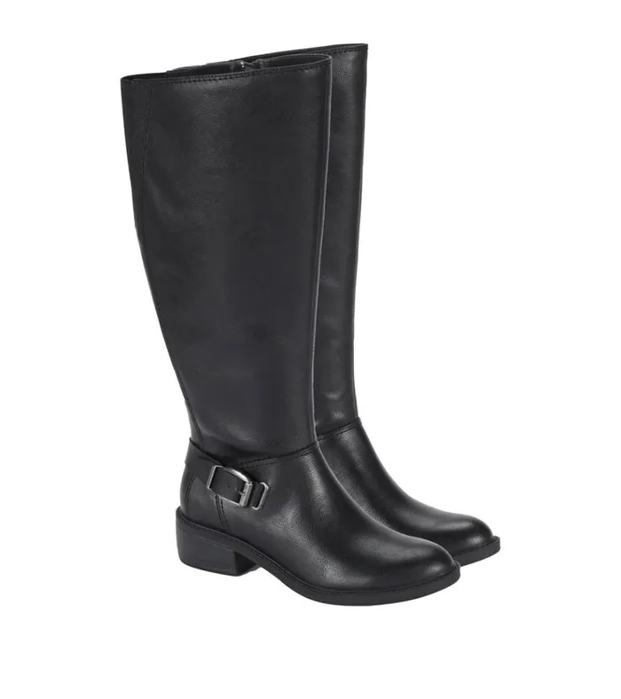 Women Sasson Tall Boot Black Baretraps Knee High Boots