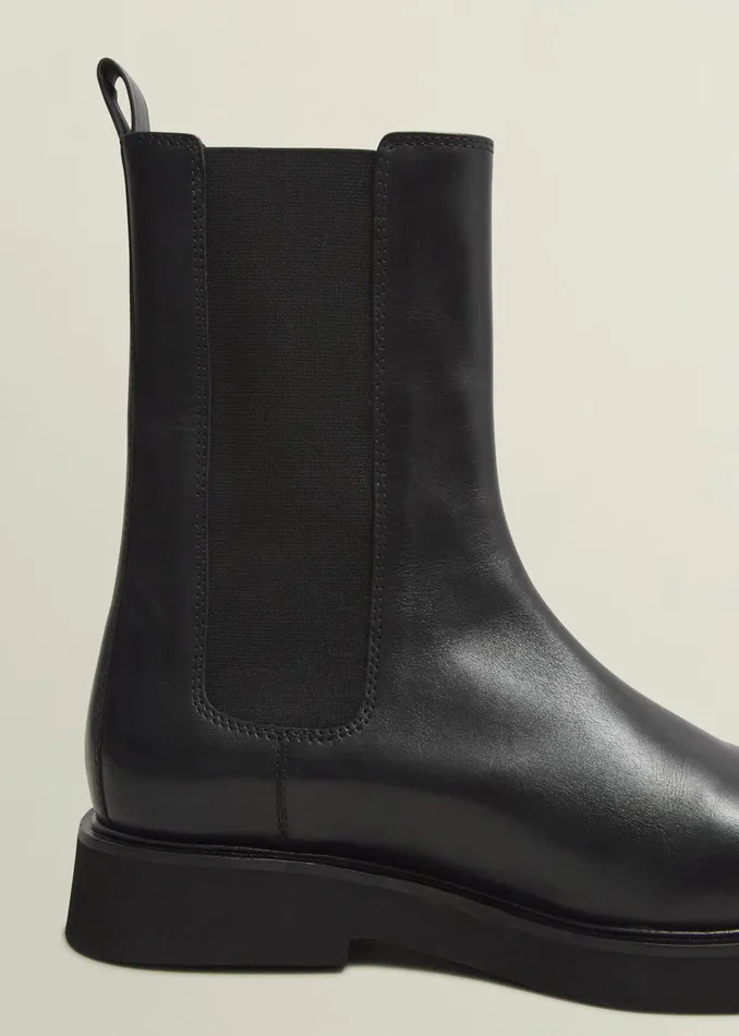 Women Sawyer Leather Chelsea Boots Black Hobbs Boots