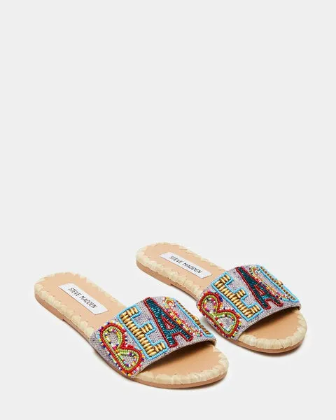 Women SEASIDE MULTI Multi Steve Madden Sandals Women SEASIDE MULTI Multi Steve Madden Sandals