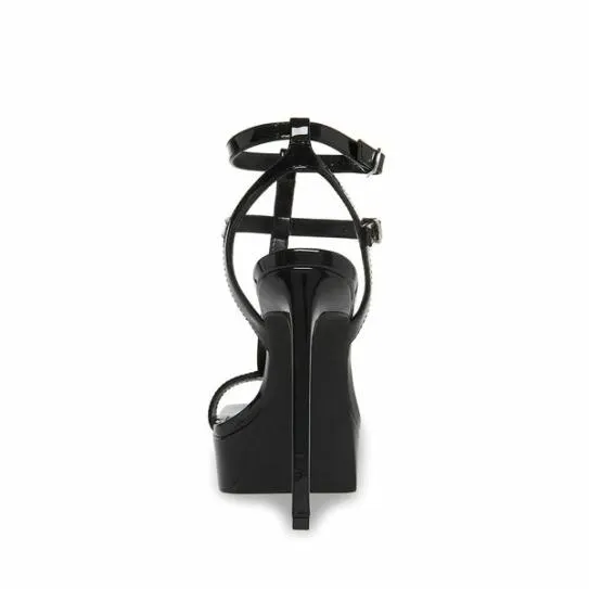 Women SELMA BLACK PATENT Black Patent Steve Madden Heels Women SELMA BLACK PATENT Black Patent Steve Madden Heels