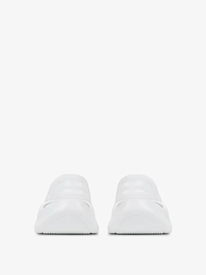Women Shark Lock Givenchy Marshmallow Wedge Sandals In Rubber White Women Shark Lock Givenchy Marshmallow Wedge Sandals In Rubber White