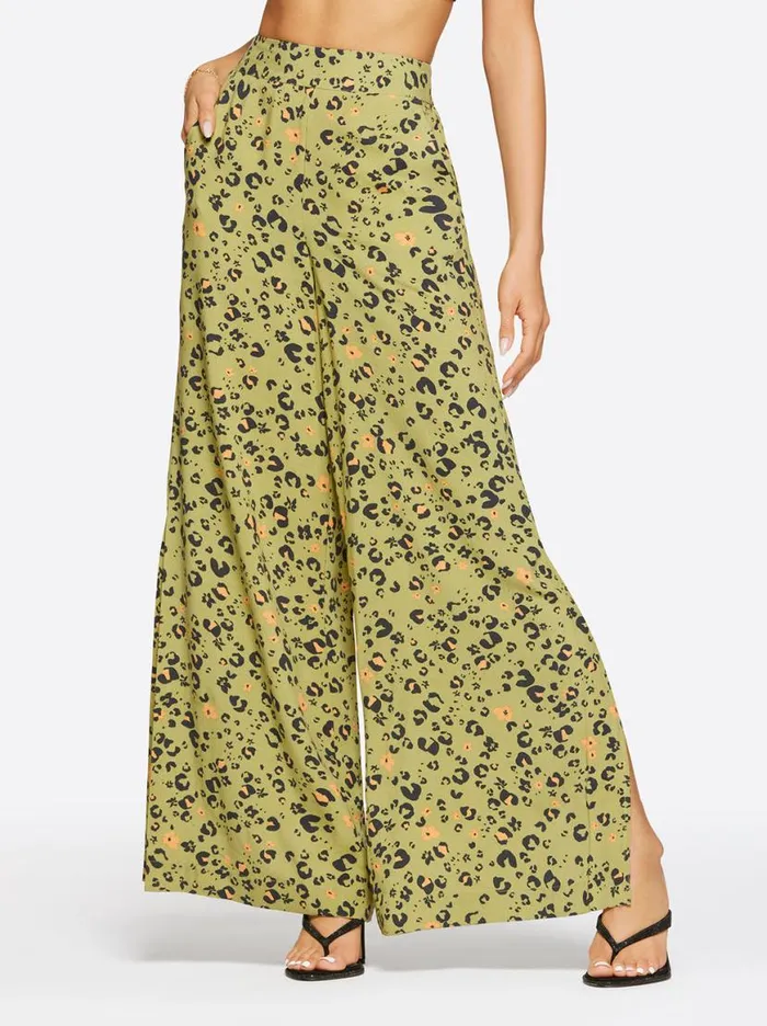 Women Shaye Pant In Flora Cheetah Jessica Simpson Bottoms
