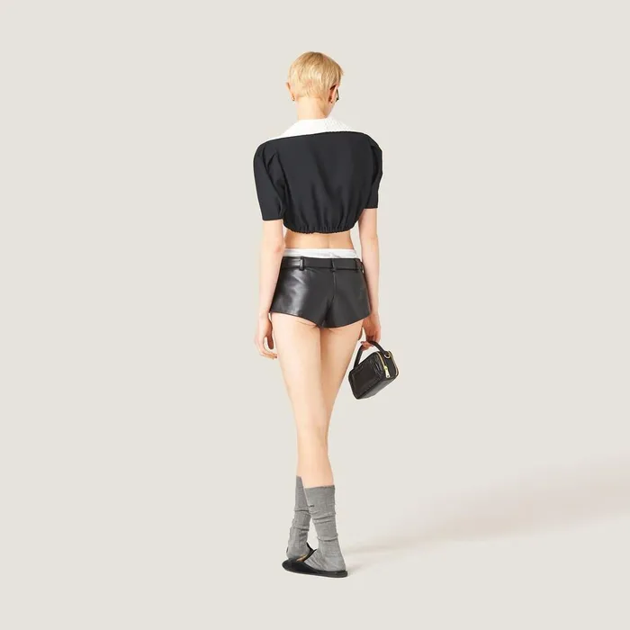 Women Shirts And Tops Miu Miu Sabl Shirt Black Women Shirts And Tops Miu Miu Sabl Shirt Black