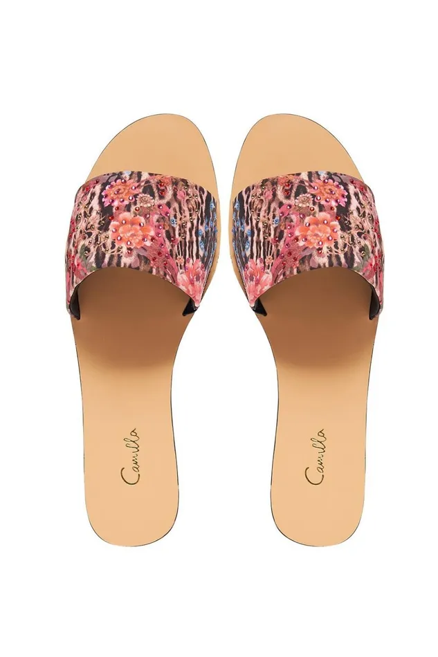 Women Shoes Camilla Printed Slide Liv A Little