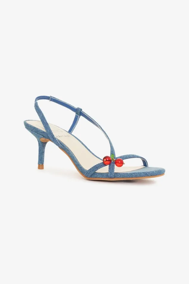 Women Shoes For Love and Lemons Cerise Heel Blue