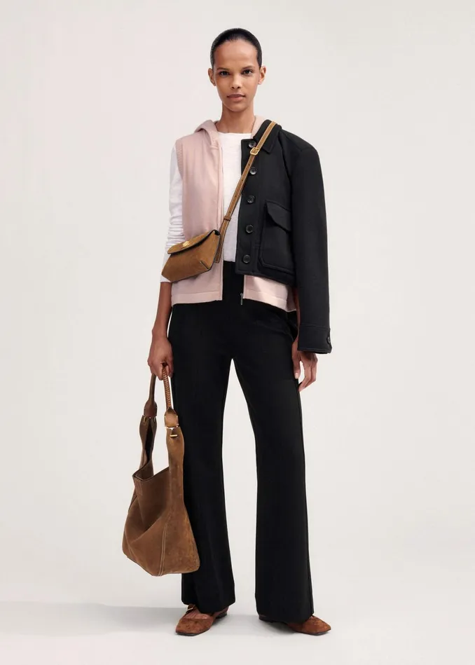 Women Short Stretch Travel Tailoring Pant Coord MEEM