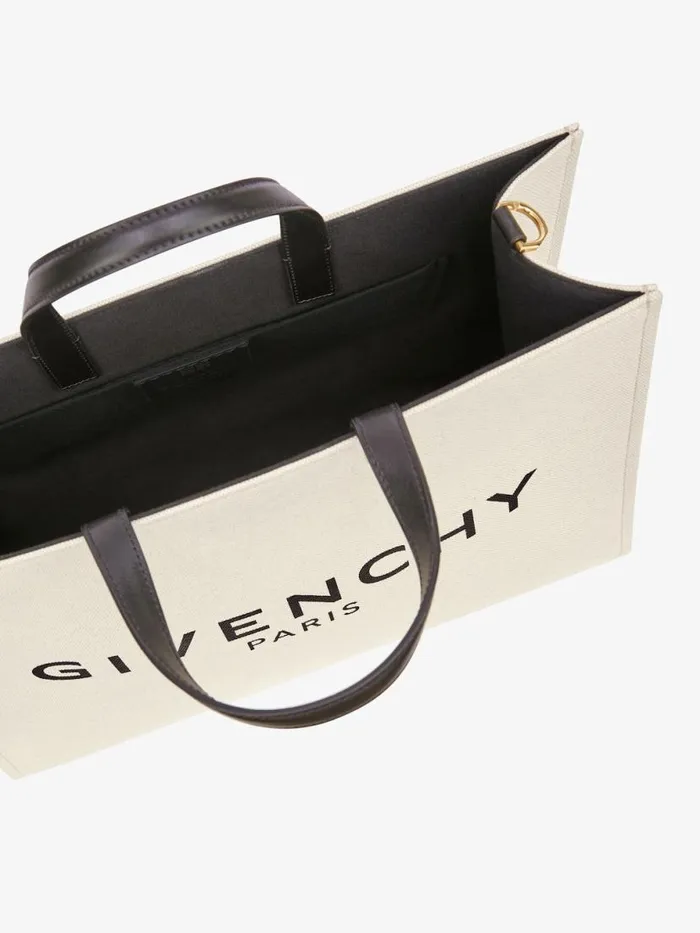Women Shoulder Bags Givenchy Medium GTote Shopping Bag In Canvas Beigeblack Women Shoulder Bags Givenchy Medium GTote Shopping Bag In Canvas Beigeblack