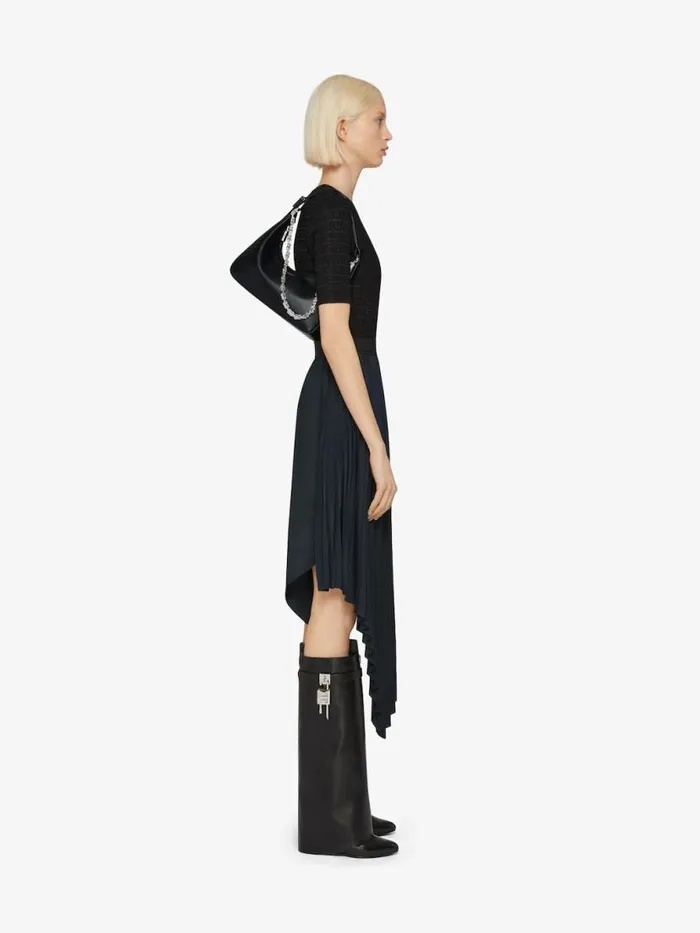 Women Shoulder Bags Givenchy Small Moon Cut Out Bag In Leather With Chain Black Women Shoulder Bags Givenchy Small Moon Cut Out Bag In Leather With Chain Black