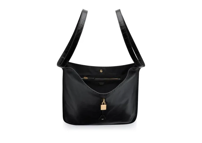 Women Shoulder Bags Tom Ford Large Leather Padlock Shoulder Bag Black Women Shoulder Bags Tom Ford Large Leather Padlock Shoulder Bag Black