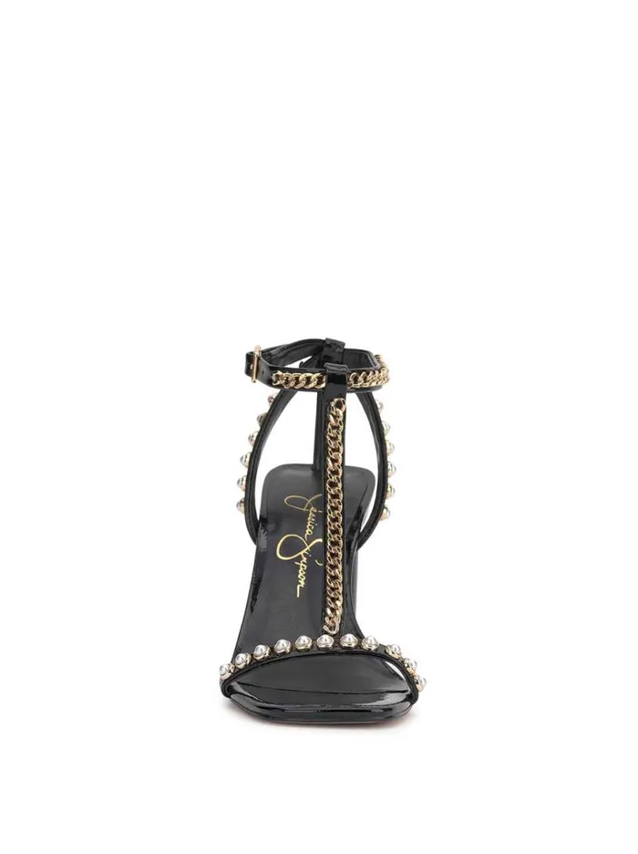 Women Siven High Heel Sandal In Black Jessica Simpson Sandals