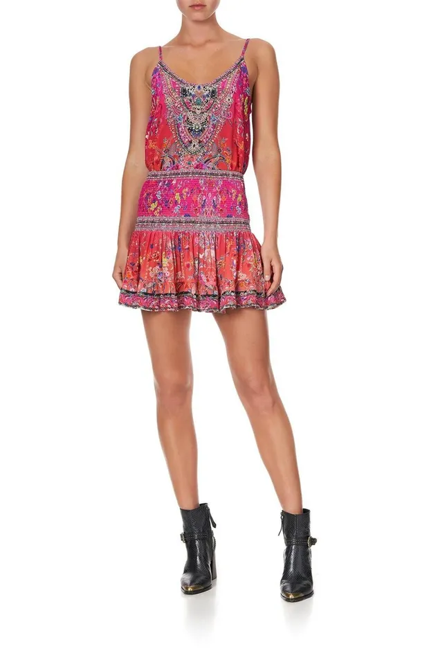 Women Skirts Camilla Short Shirred Skirt Free Love