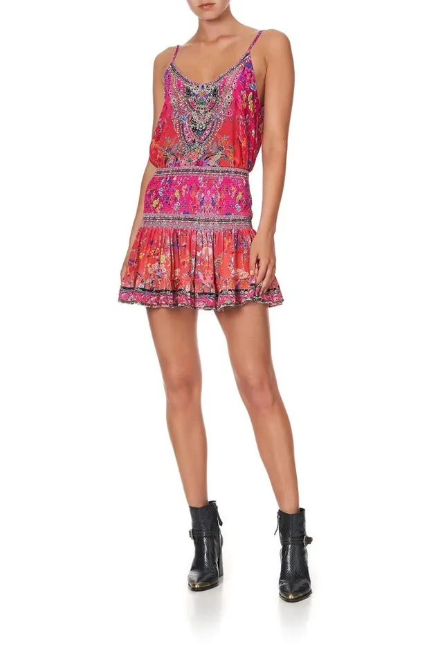 Women Skirts Camilla Short Shirred Skirt Free Love