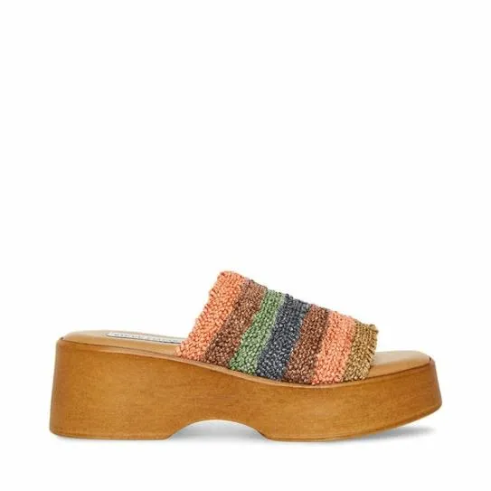 Women SLINKY30 NATURAL MULTI Natural Multi Steve Madden Sandals