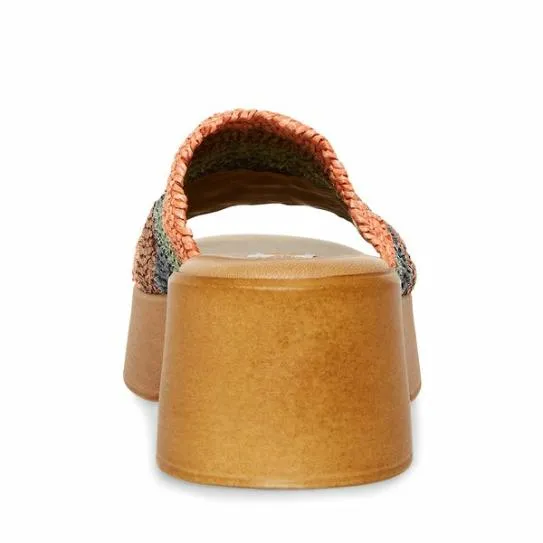 Women SLINKY30 NATURAL MULTI Natural Multi Steve Madden Sandals Women SLINKY30 NATURAL MULTI Natural Multi Steve Madden Sandals