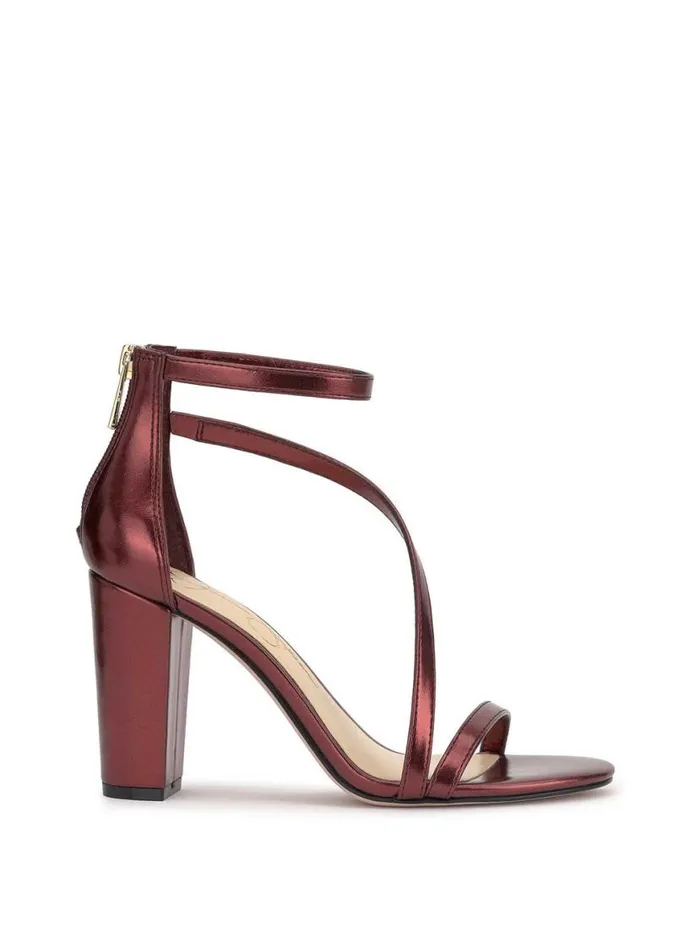 Women Sloyan High Heel Sandal In Oxblood Jessica Simpson Sandals