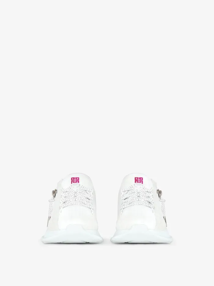 Women Sneakers Givenchy Spectre Runner Sneakers In Synthetic Fiber With Zip Whitefuchsia Women Sneakers Givenchy Spectre Runner Sneakers In Synthetic Fiber With Zip Whitefuchsia