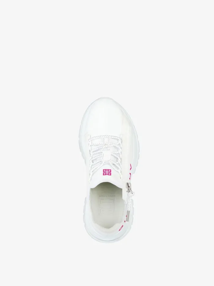 Women Sneakers Givenchy Spectre Runner Sneakers In Synthetic Fiber With Zip Whitefuchsia Women Sneakers Givenchy Spectre Runner Sneakers In Synthetic Fiber With Zip Whitefuchsia
