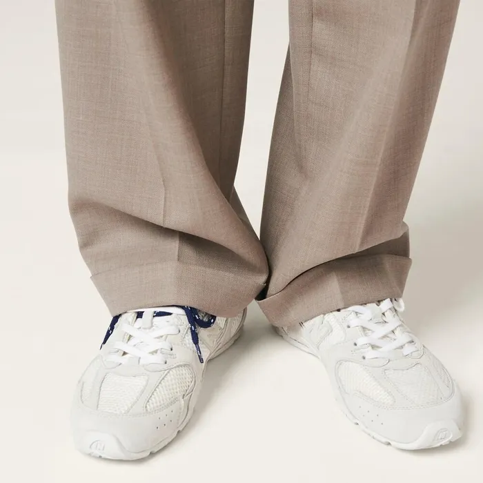 Women Sneakers Miu Miu New Balance X Miu Miu 530 SL Suede And Mesh Sneakers White Women Sneakers Miu Miu New Balance X Miu Miu 530 SL Suede And Mesh Sneakers White