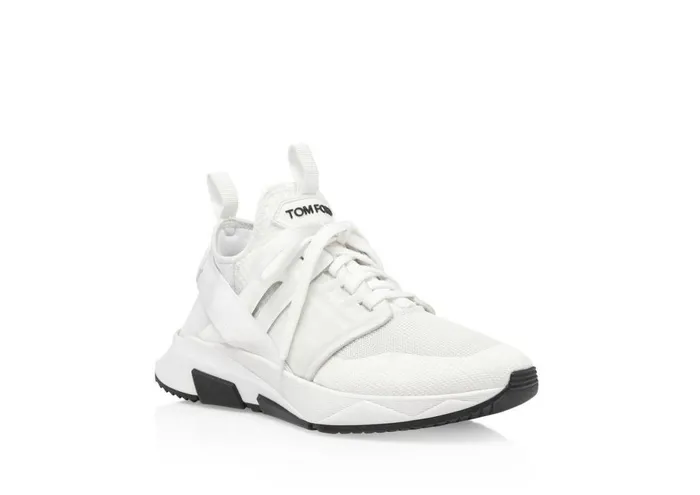 Women Sneakers Tom Ford Nylon Mesh Jago Low Top White Women Sneakers Tom Ford Nylon Mesh Jago Low Top White