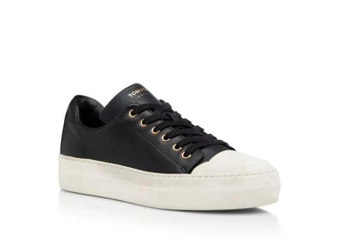 Women Sneakers Tom Ford Smooth Leather City Low Top Sneakers Black Women Sneakers Tom Ford Smooth Leather City Low Top Sneakers Black