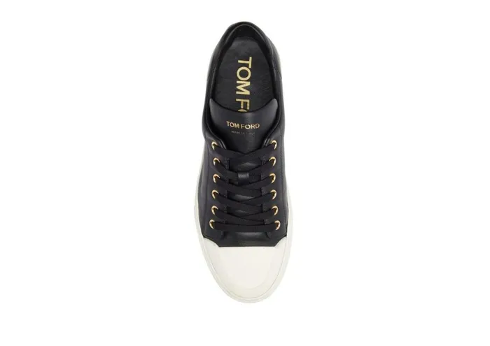 Women Sneakers Tom Ford Smooth Leather City Low Top Sneakers Black Women Sneakers Tom Ford Smooth Leather City Low Top Sneakers Black