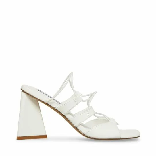Women SPUNKY WHITE White Steve Madden Heels