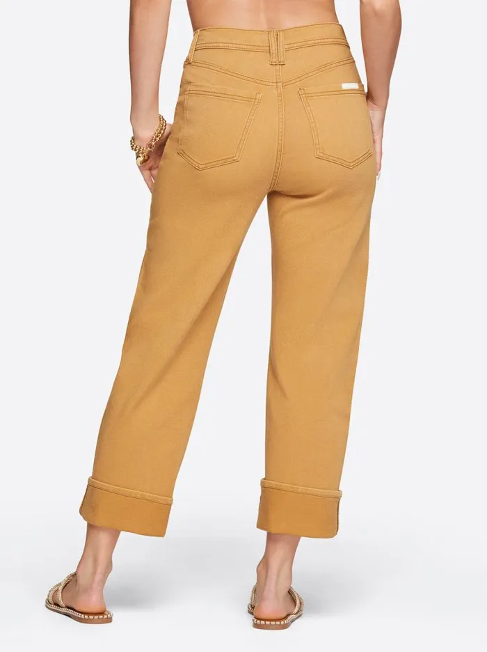 Women Straight Cargo Ankle In Bone Brown Jessica Simpson Bottoms