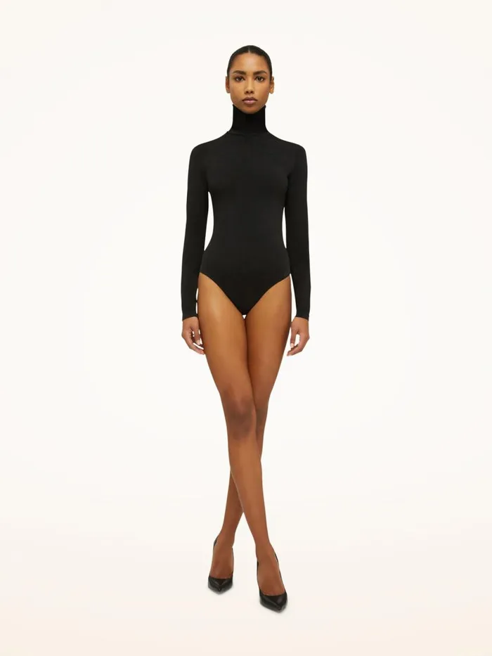 Women String Bodies Wolford Colorado Thong Body Black