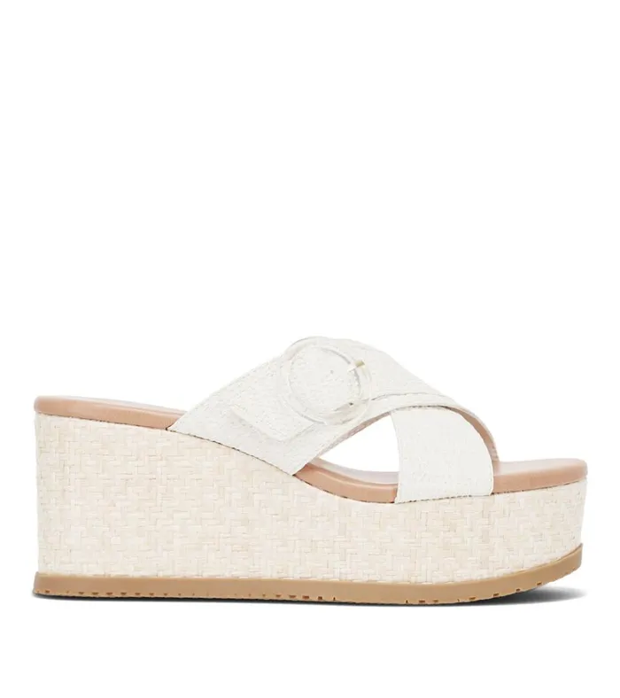 Women Sydney Wedge Sandal Cream Baretraps Wedge Sandals