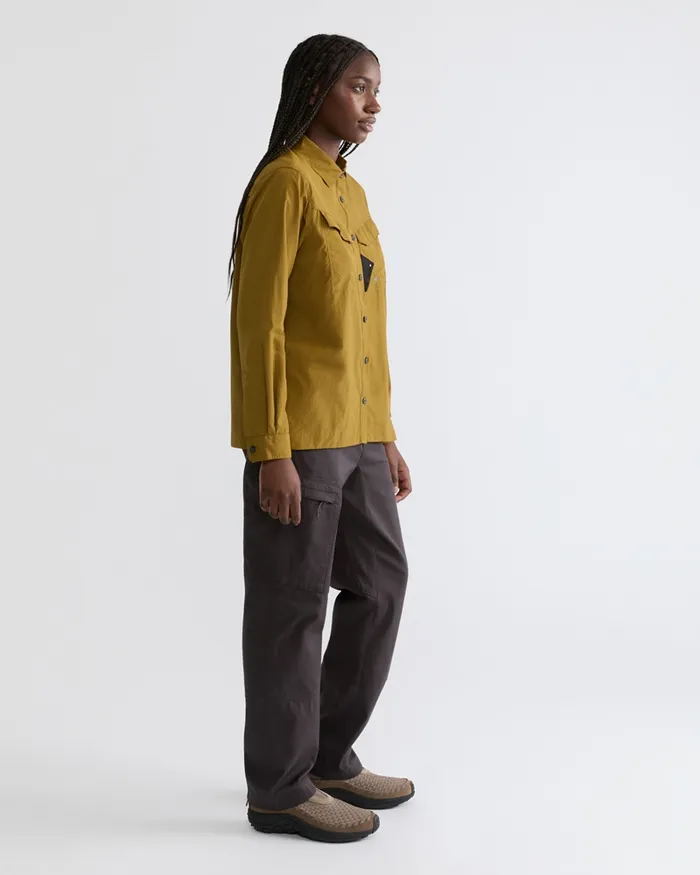 Women Syn Long Sleeve Shirt Juniper Green Klttermusen Shirts