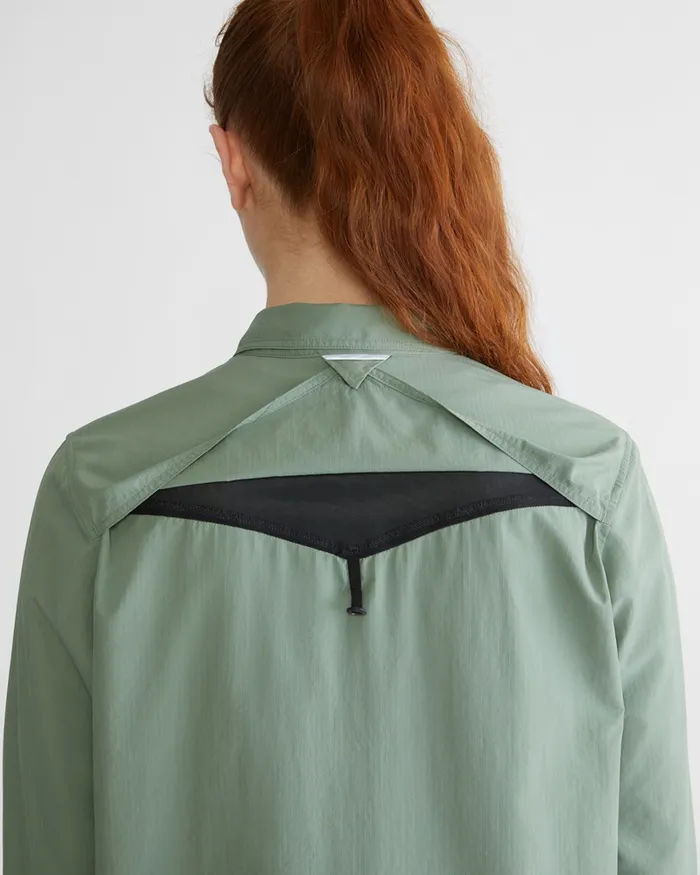 Women Syn Long Sleeve Shirt Juniper Green Klttermusen Shirts