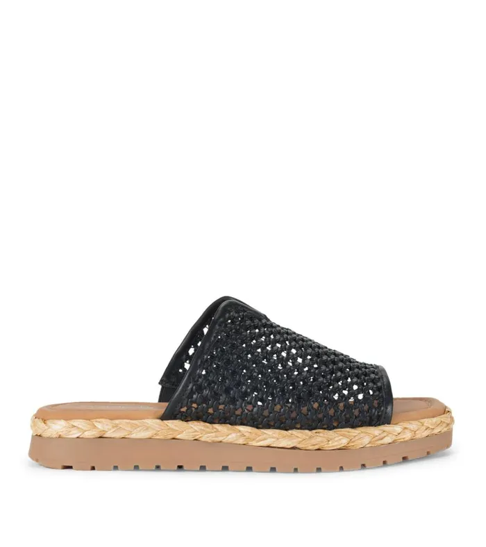 Women Tasmine Slide Sandal Black Baretraps Slides and Slip On Sandals