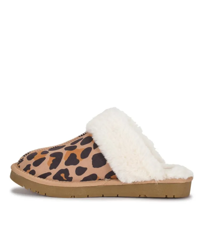 Women Teegan Clog Slipper Leopard Baretraps Flats and Loafers