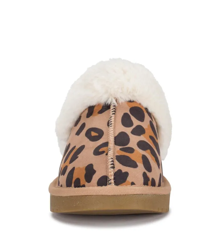 Women Teegan Clog Slipper Leopard Baretraps Flats and Loafers