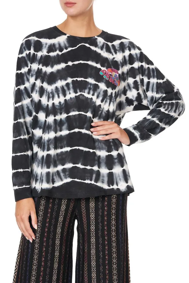 Women Tees Camilla Long Sleeve Loose Tee Swinging Sixties