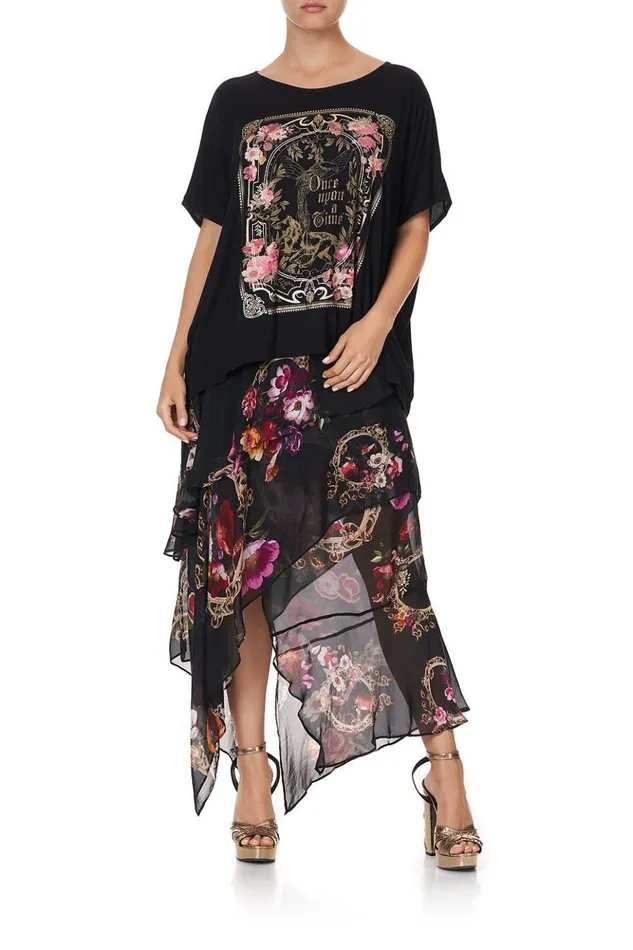 Women Tees Camilla Loose Fit Round Neck Tee Mirror Mirror