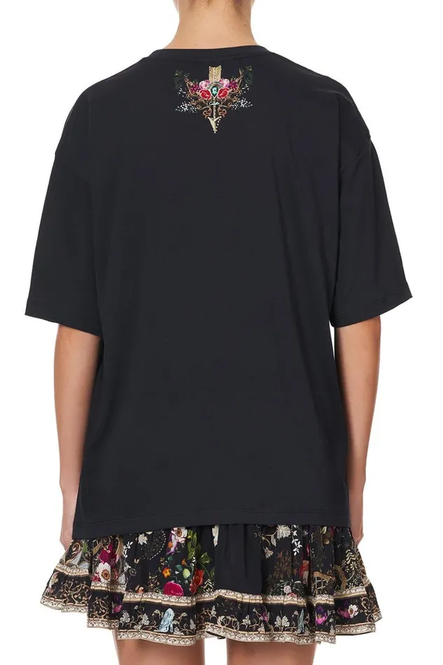 Women Tees Camilla Oversized Band Tee Mirror Mirror