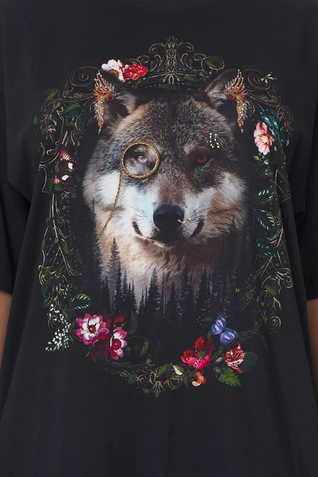 Women Tees Camilla Oversized Band Tee Mirror Mirror