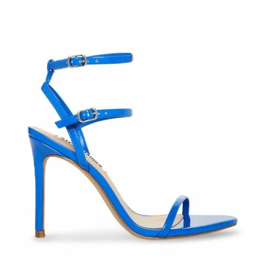 Women THERESA BLUE PATENT Blue Patent Steve Madden Heels