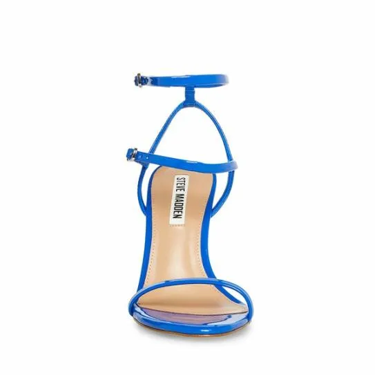 Women THERESA BLUE PATENT Blue Patent Steve Madden Heels Women THERESA BLUE PATENT Blue Patent Steve Madden Heels
