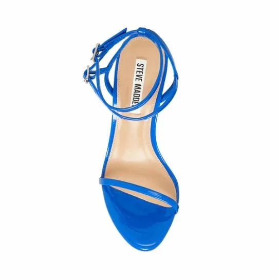 Women THERESA BLUE PATENT Blue Patent Steve Madden Heels Women THERESA BLUE PATENT Blue Patent Steve Madden Heels