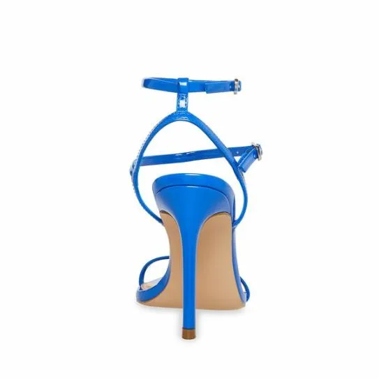 Women THERESA BLUE PATENT Blue Patent Steve Madden Heels Women THERESA BLUE PATENT Blue Patent Steve Madden Heels