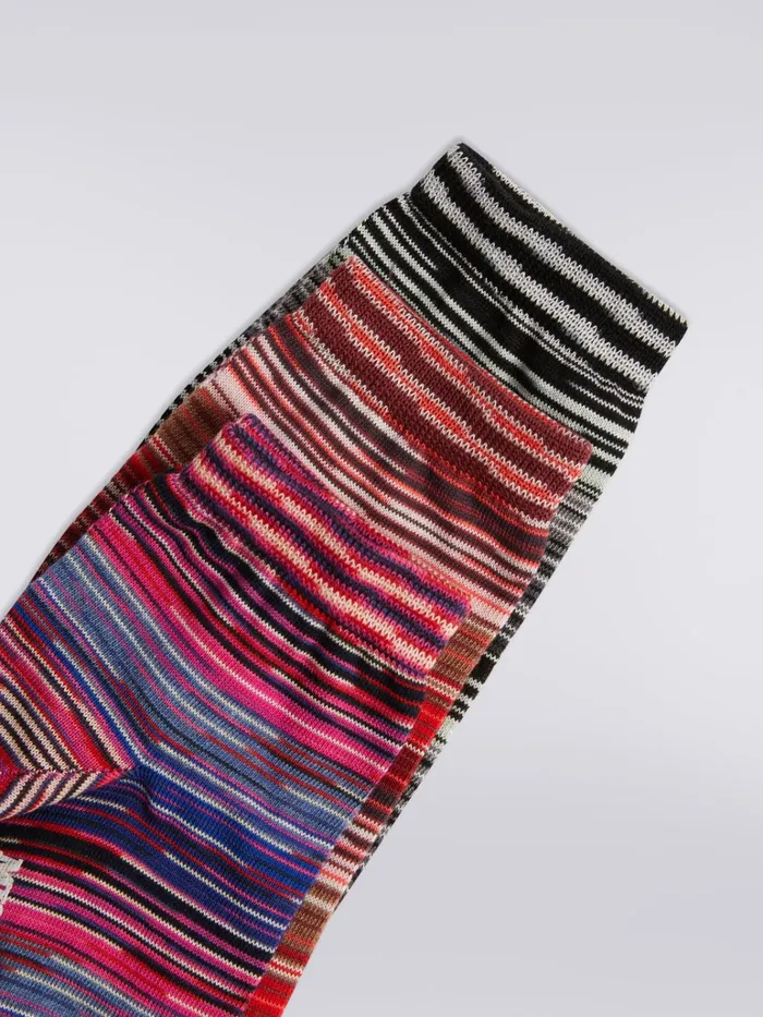 Women ThreePiece Set Of Short Striped Cotton Blend Socks Multicoloured Missoni Socks Women ThreePiece Set Of Short Striped Cotton Blend Socks Multicoloured Missoni Socks