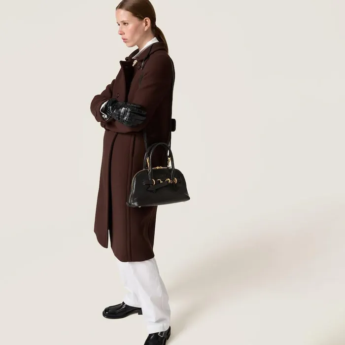 Women Top Handles Miu Miu Aventure Nappa Leather Tophandle Bag Black Women Top Handles Miu Miu Aventure Nappa Leather Tophandle Bag Black