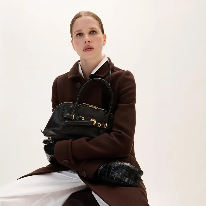 Women Top Handles Miu Miu Aventure Nappa Leather Tophandle Bag Black Women Top Handles Miu Miu Aventure Nappa Leather Tophandle Bag Black