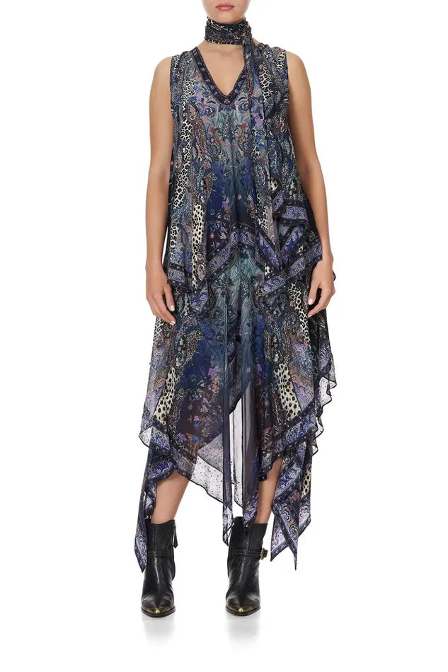 Women Tops Camilla Handkerchief Hem Top Festival Express