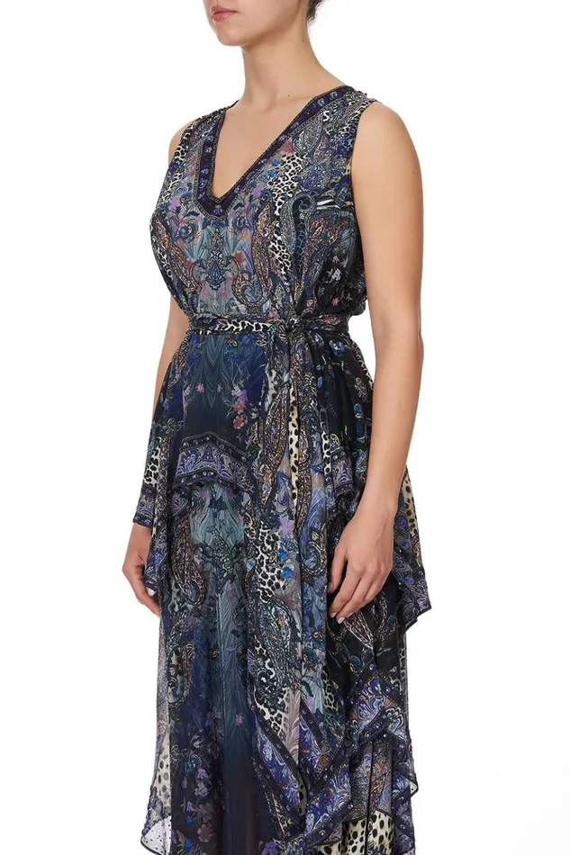 Women Tops Camilla Handkerchief Hem Top Festival Express