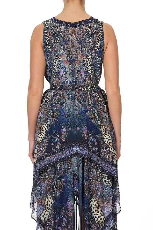 Women Tops Camilla Handkerchief Hem Top Festival Express