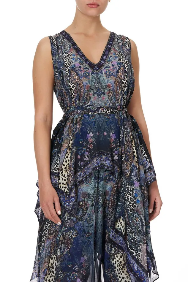 Women Tops Camilla Handkerchief Hem Top Festival Express